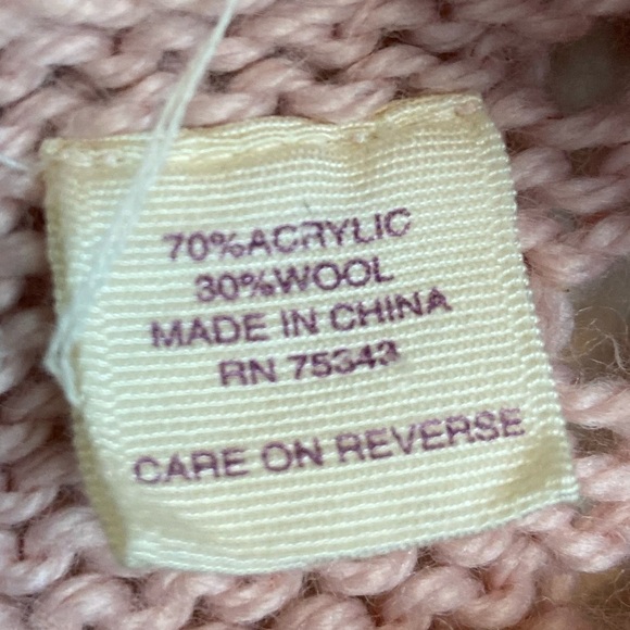 VINTAGE ANTHROPOLOGIE X TWIGGY Y2K WOOL BLEND KNIT CARDIGAN BISHOP SLEEVE LARGE - Picture 8 of 10